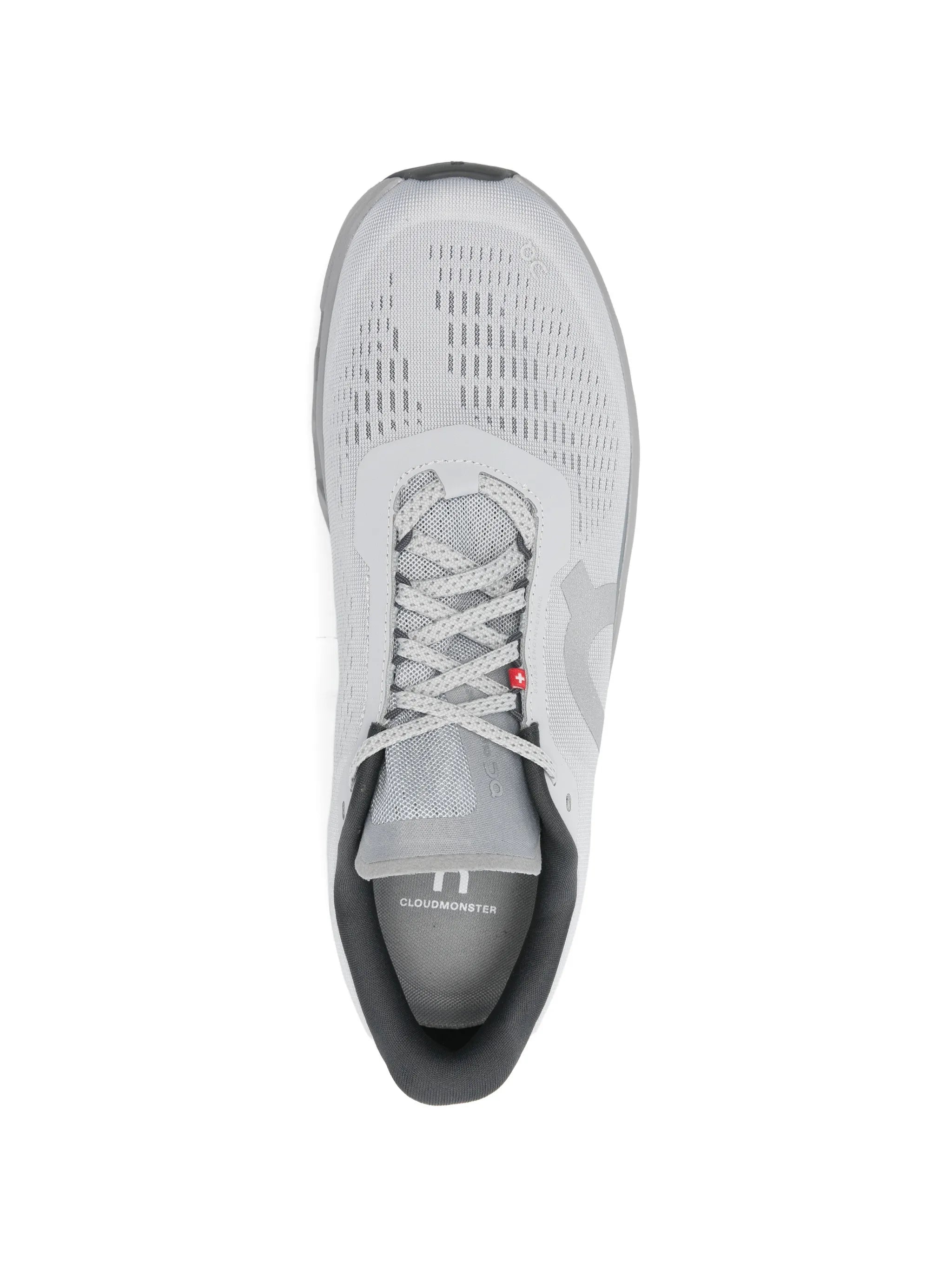 On Cloud Mens Cloudmonster 1.0 Shoes In Light Grey