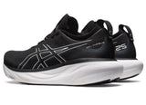 Asics Mens Gel-Nimbus 25 Shoes In Black/Pure Silver