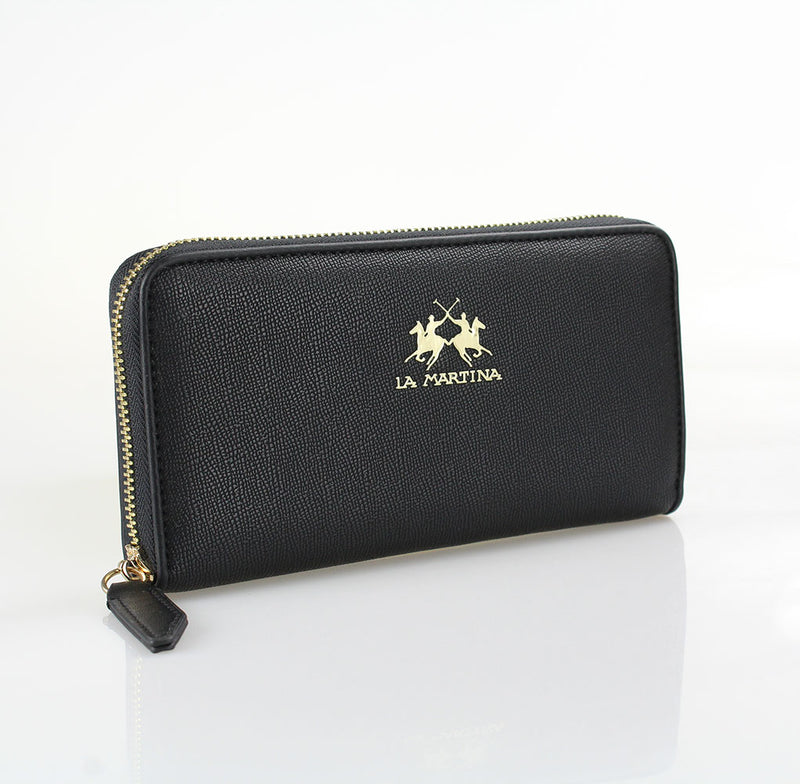 La Martina Womens Marilena Wallet In Black