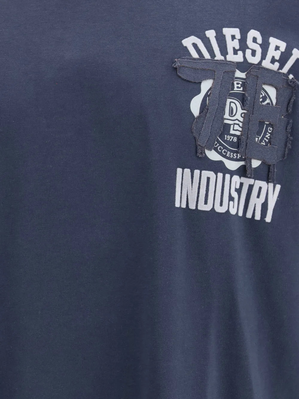 Diesel Mens T-Norm V14 T-Shirt In Dark Blue