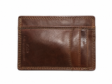 Polo Mens Kenya Small Credit Card With Top Flap In Brown