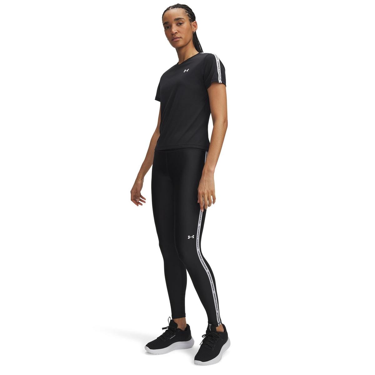 Under Armour Womens Tech Tape Leggings In Black