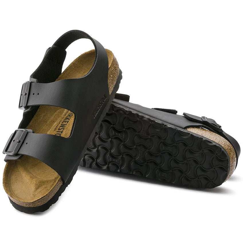 Brikenstock Unisex Adults Milano SFB Birko Flor Sandal In Black
