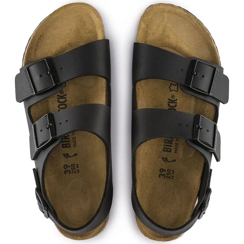 Brikenstock Unisex Adults Milano SFB Birko Flor Sandal In Black