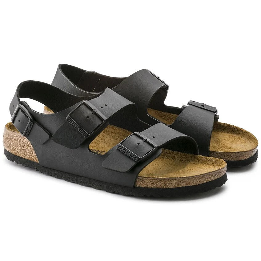 Brikenstock Unisex Adults Milano SFB Birko Flor Sandal In Black