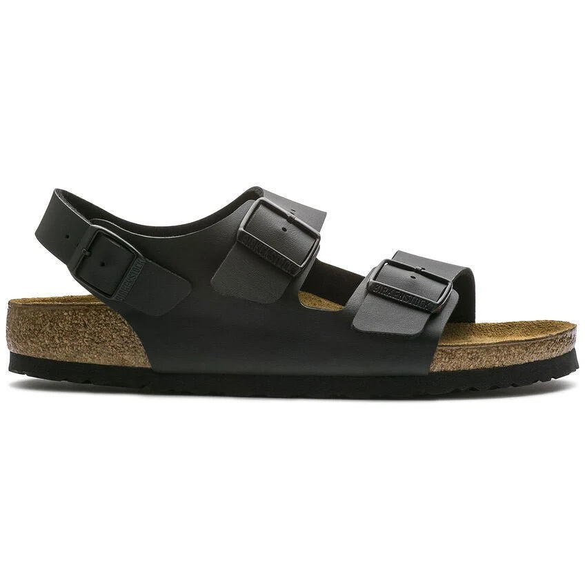 Brikenstock Unisex Adults Milano SFB Birko Flor Sandal In Black