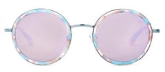 Etnia Barcelona Miramar Sunglasses For Women In Light Pink & Blue