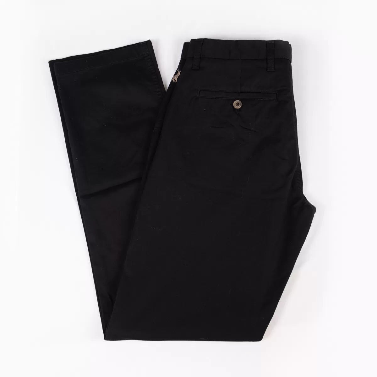 Polo Mens Essential Relaxed Fit Chino In Black