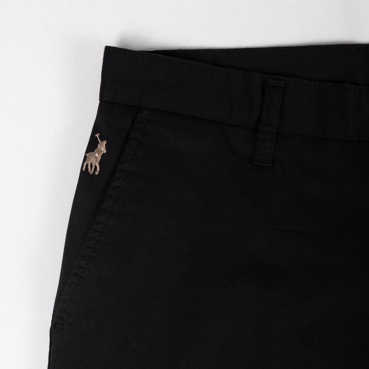 Polo Mens Essential Relaxed Fit Chino In Black