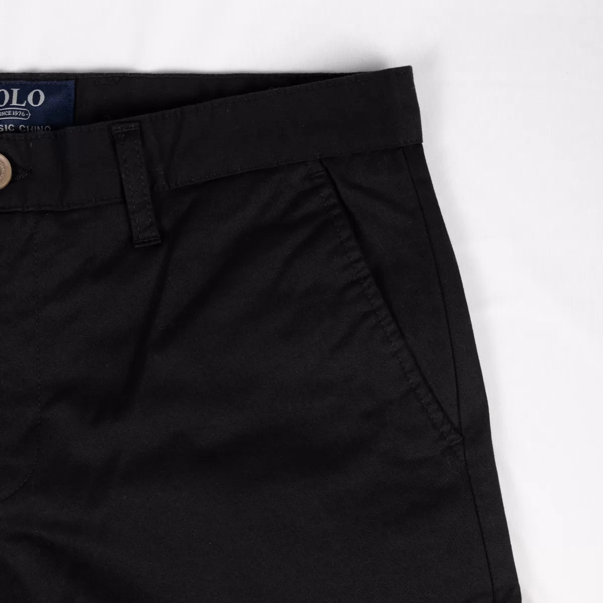 Polo Mens Essential Relaxed Fit Chino In Black