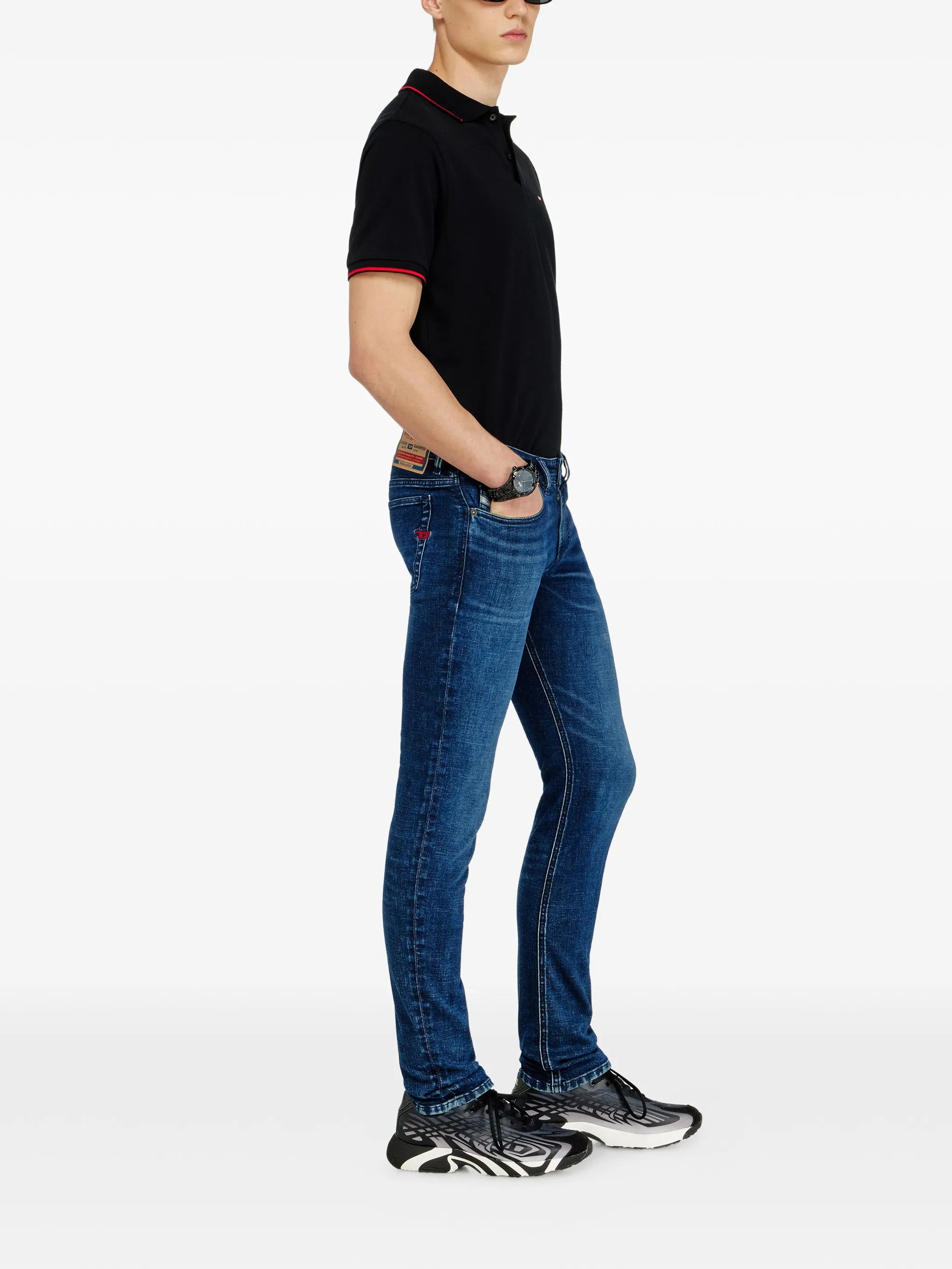 Diesel Mens 1979 Sleenker Trouser Skinny Jeans In Stonewash