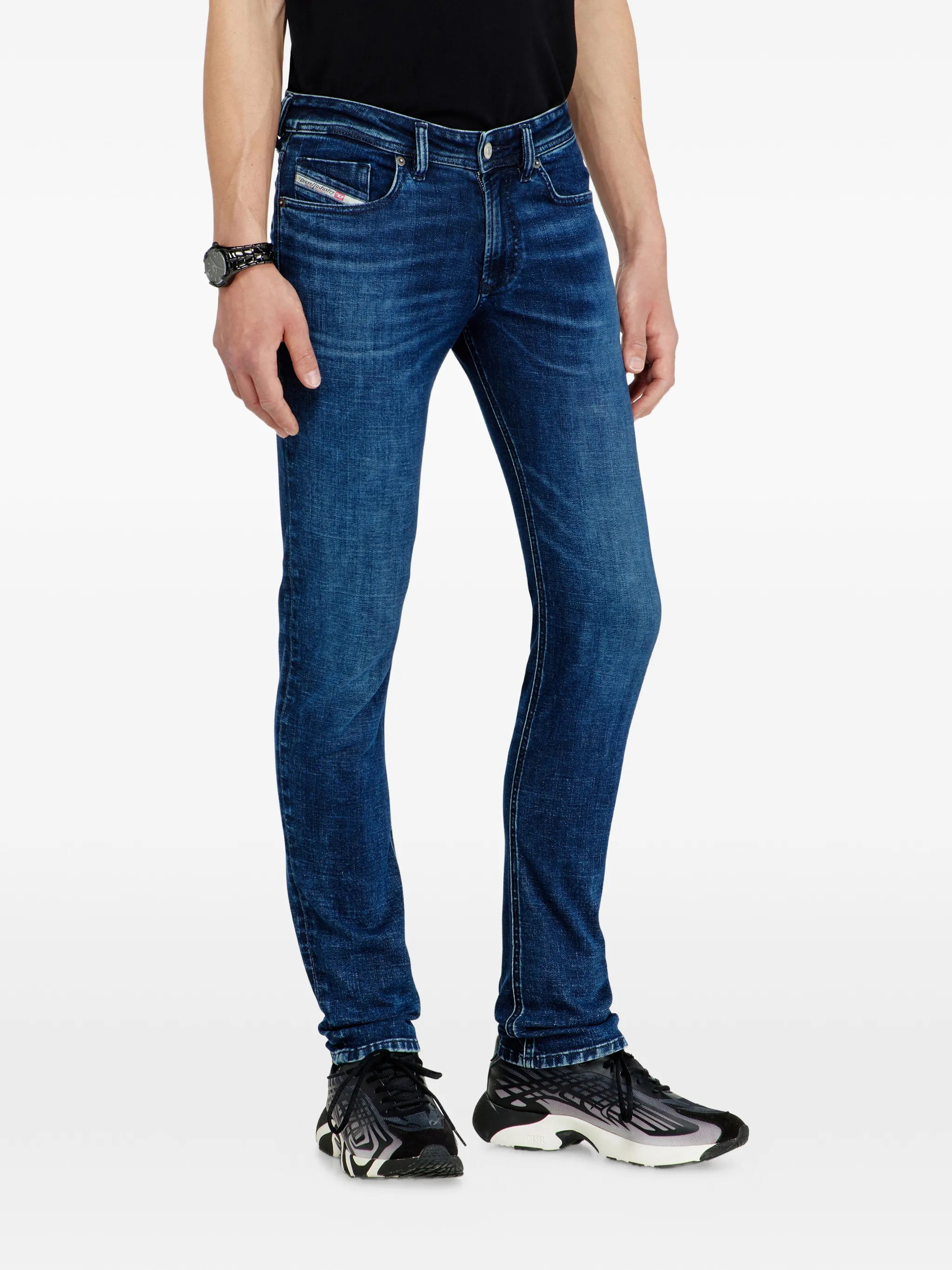 Diesel Mens 1979 Sleenker Trouser Skinny Jeans In Stonewash
