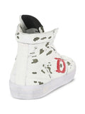Diesel Mens S-Leroji Mid Sneakers In White