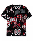 Jordan Boys MJ Dynasty Aop T-shirt In Black