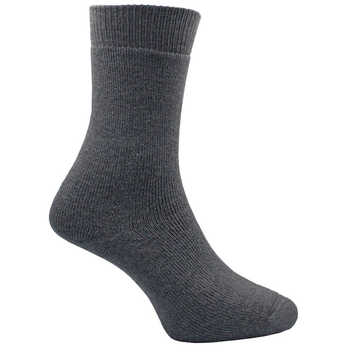 Cape Mohair Mens Termal Hiker Socks In Charcoal