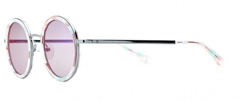 Etnia Barcelona Miramar Sunglasses For Women In Light Pink & Blue