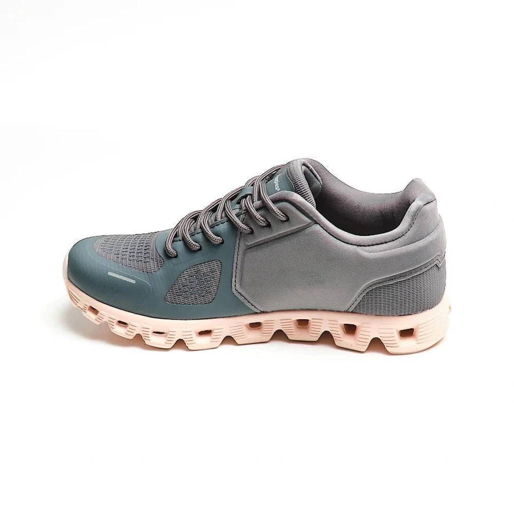 Hush Puppies Womens Gerda Glue Print Shoe In Grey Coral