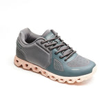 Hush Puppies Womens Gerda Glue Print Shoe In Grey Coral
