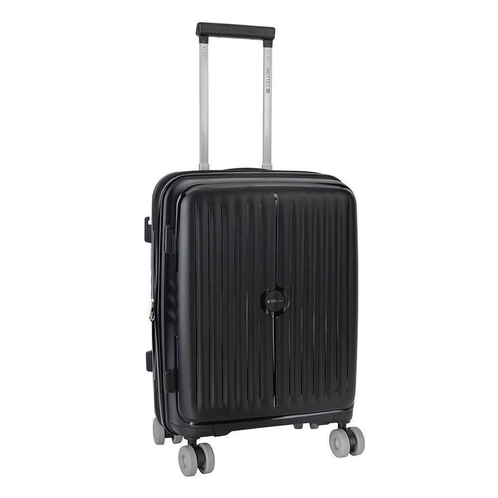 Cellini Rapido Hard Trolley Luggage Case In Black