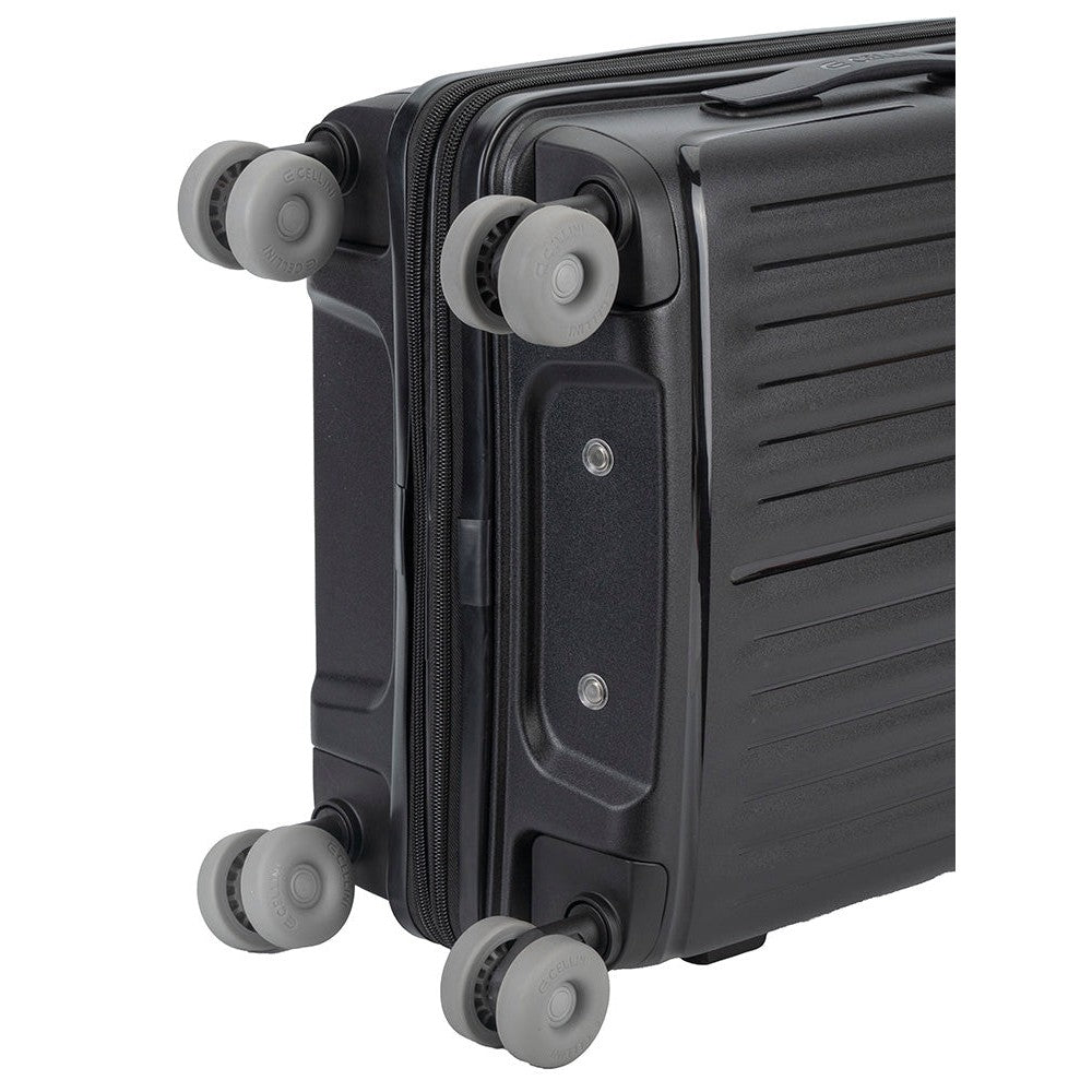 Cellini Rapido Hard Trolley Luggage Case In Black