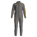 Kappa Kaizer Chiefs Mens 2 Piece Salcito Tracksuit In Grey & Yellow