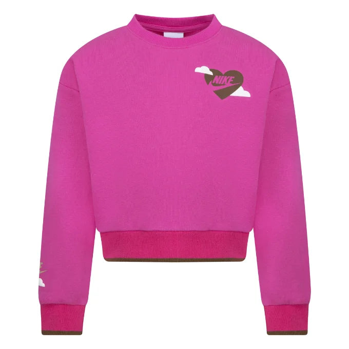 Nike L789 Sweet Swoosh Crew Pink