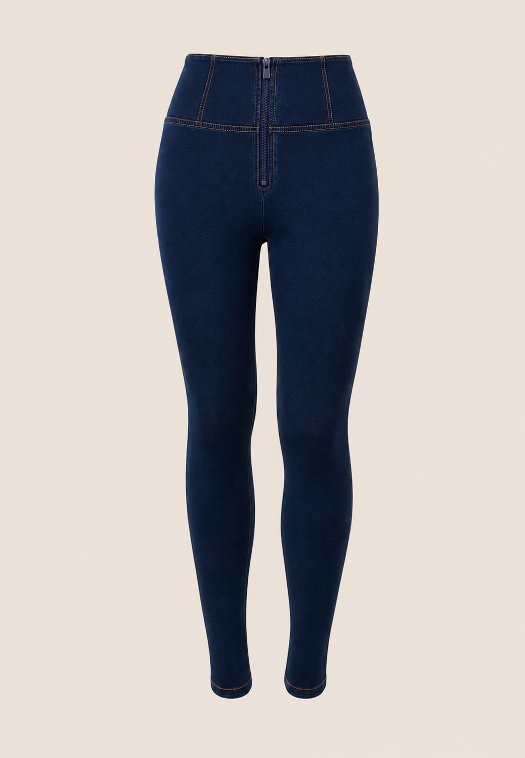 Freddy Womens High Waist Skinny Joy Jeans In Dark Navy