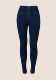 Freddy Womens High Waist Skinny Joy Jeans In Dark Navy