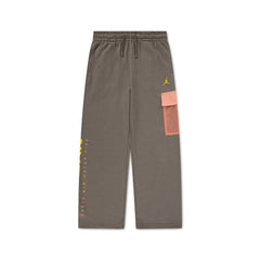 Jordan Boys MJ Brooklyn Hike Mike French Terry Pants In Olive Grey