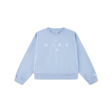 Nike Girls Graphic Sweatshirt In Ice Blue