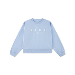Nike Girls Graphic Sweatshirt In Ice Blue