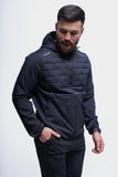Anta Mens Advanced Woven Running Track Top In Black