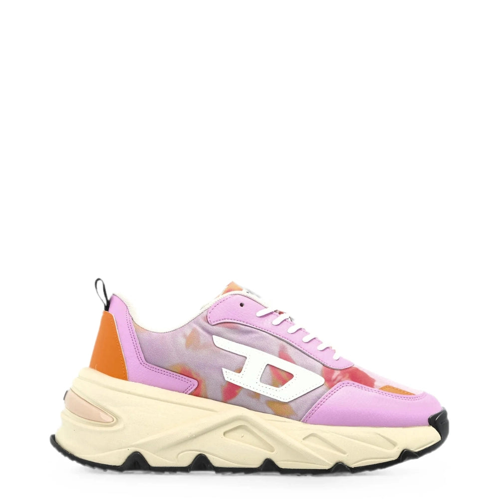 Diesel Womens S-Savannah Tulu Sneakers In Multi Color/Orchid Bouquet/Pumpkin