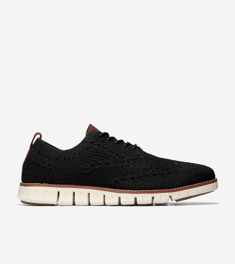 Cole Haan Mens Zerogrand Stchlte Ox Shoes Black/Ivory