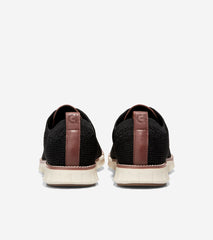 Cole Haan Mens Zerogrand Stchlte Ox Shoes Black/Ivory