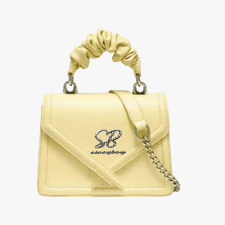 Sissyboy Yellow Primrose Pompom Patsal Bag