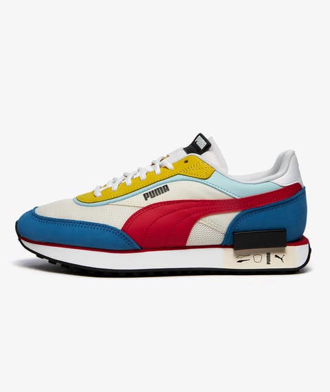 Puma Mens Future Rider Icons Sneakers In Marshmallow/Star Sapphire