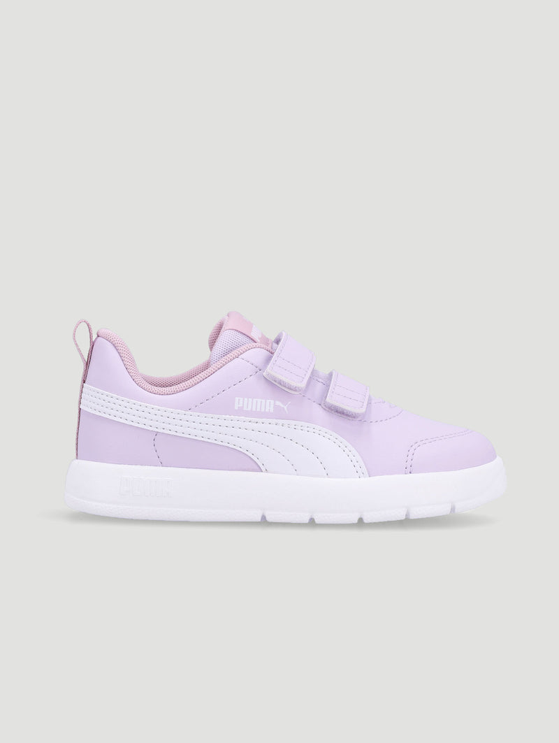 Puma Kids Courtflex V3 V Shoes In Lilac