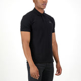 S.P.C.C Mens Mullen Short Sleeves Golfer In Black