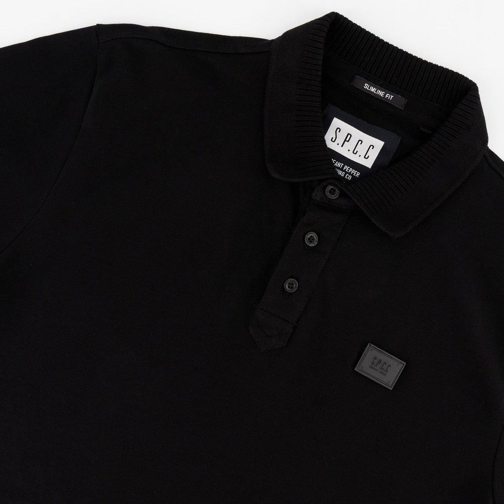S.P.C.C Mens Mullen Short Sleeves Golfer In Black