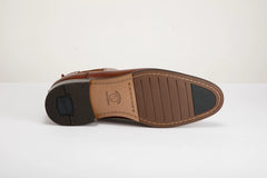 Florsheim mens Flex II Chelsea Leather Boots In Cognac