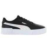 Puma Girls Carina 2.0 Mermaid AC Infants Sneakers In Black/Lilac Chiffon/Silver