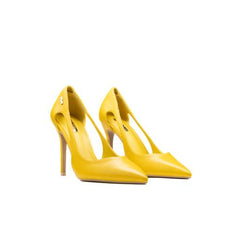 Plum Pl081282 Ladies Faith Heels Yellow