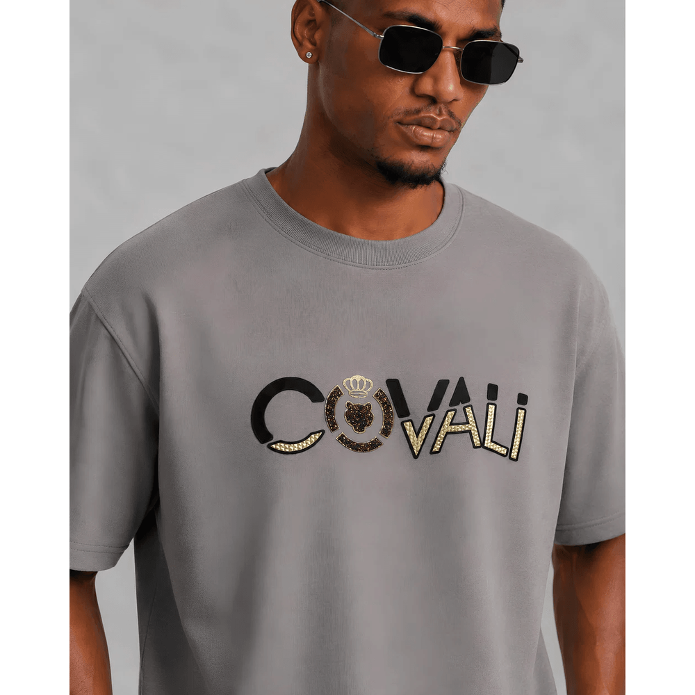 Covali Mens Santi T-Shirt In Grey
