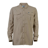 Watamu Mens Jambo Jambo Long Sleeves Shirt In Khaki