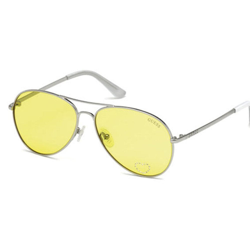 Guess Pilot Womens Sunglasses In Yellow