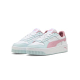 Puma Girls Carina Street Jr Shoes In White & Pink