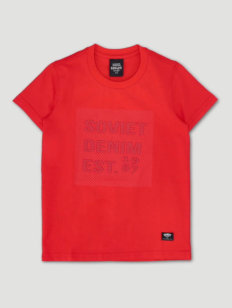 Soviet Boys Potent Fashion Short Sleeves T-Shirt In Red