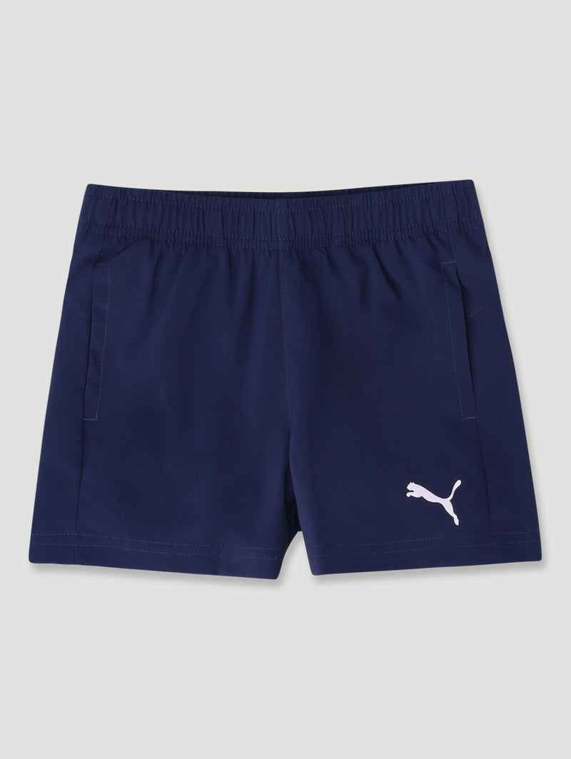 Puma Forever Faster Kids Woven Shorts In Navy