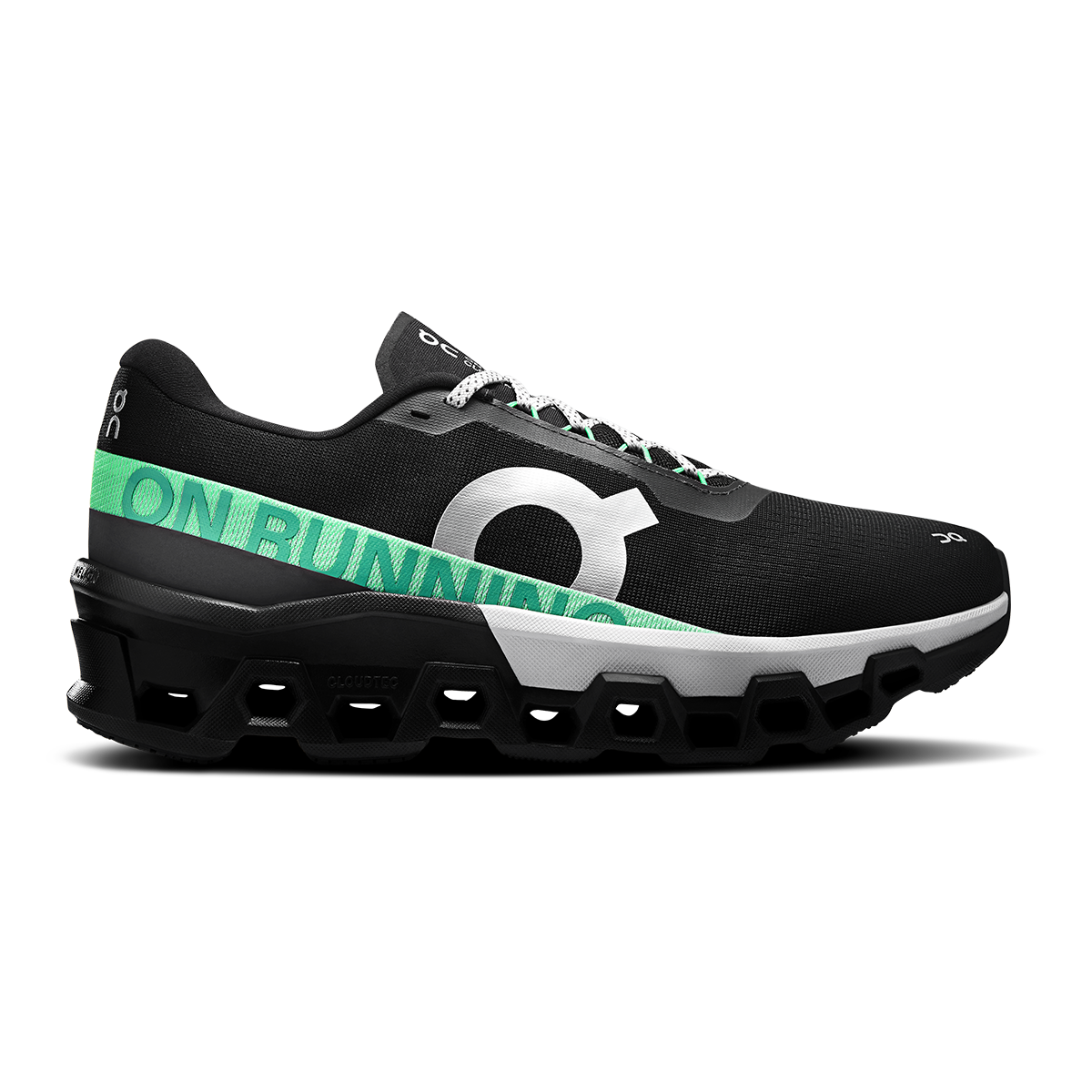 On Cloud  Mens Cloudmonster 2.0 Shoes In Black